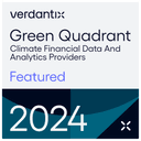 Green Quadrant: Climate Financial Data and Analytics Providers 2024 Green Quadrant 2024
